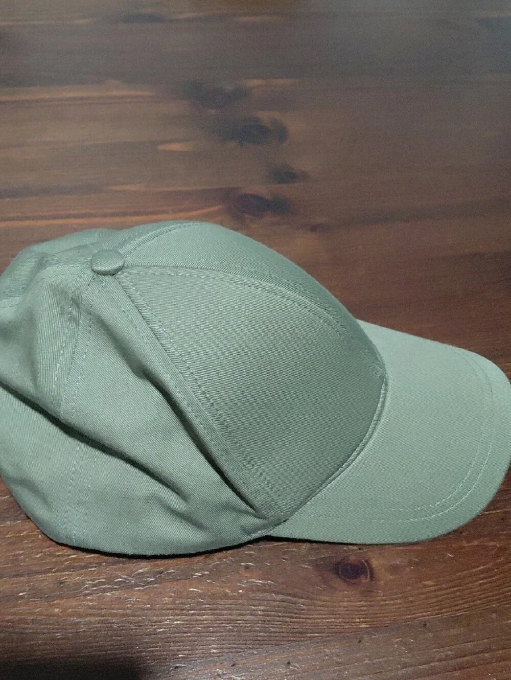 Zara Men's Olive Green Baseball Cap